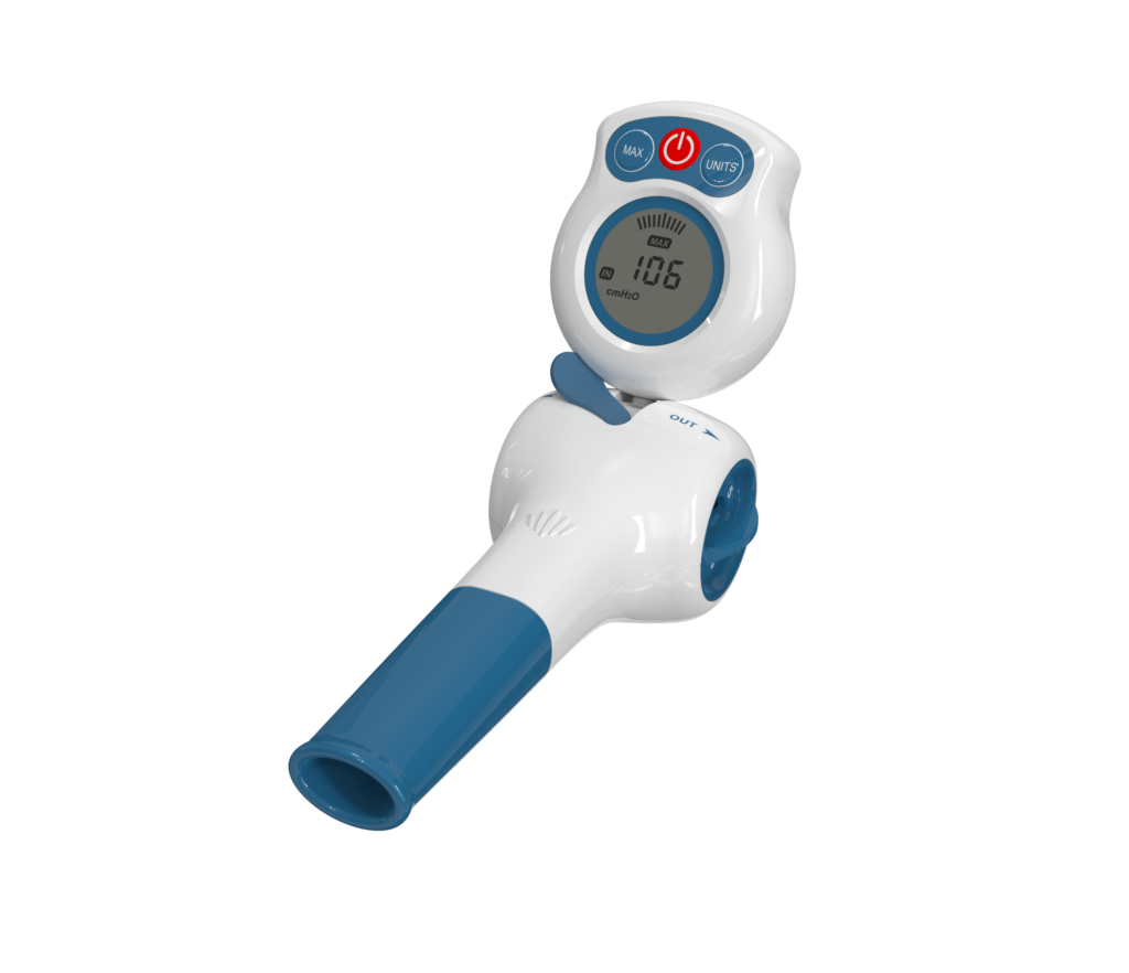 Electronic manometer respiratory muscle trainer
